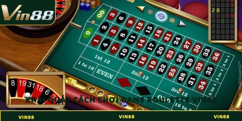 Game Roulette VIN88 - Xóa Tan Mọi Cảm Giác Nhàm Chán 2 Khái quát cách chơi Game Roulette VIN88
