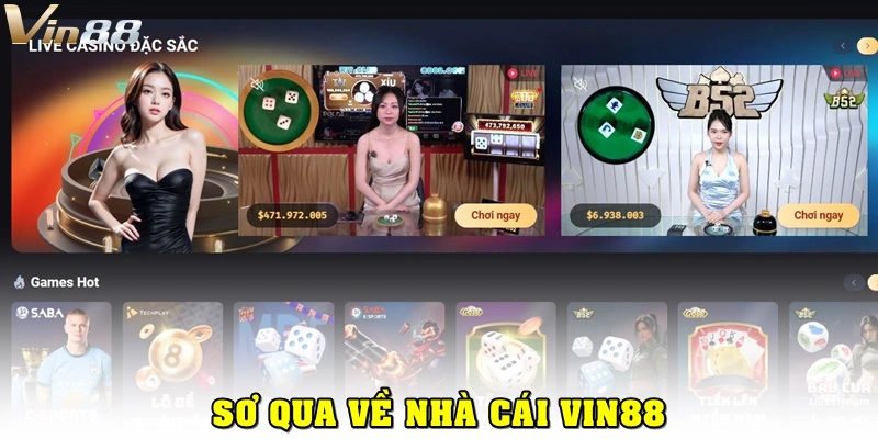 Đăng Ký Vin88: Mở Khóa Thế Giới Cá Cược Online Hấp Dẫn 1 Sơ qua về nhà cái Vin88