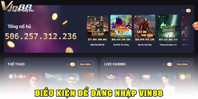 Hướng Dẫn Đăng Nhập Vin88 An Toàn, Tránh Rủi Ro Bảo Mật 1 Điều kiện & lưu ý để đăng nhập Vin88 an toàn